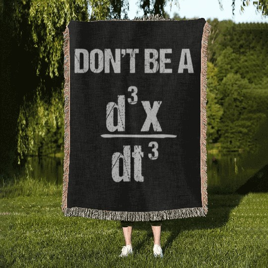 Math Equation Physics Joke Woven Blankets