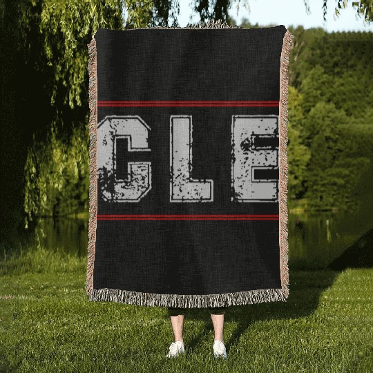 Cleveland Sports And College Support Cle Woven Blankets
