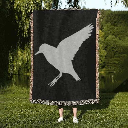 Sandpiper I Aesthetic I Sandpiper Bird 1 Woven Blankets