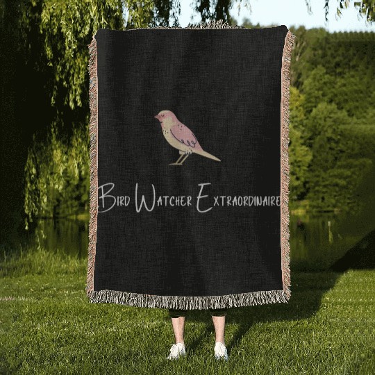 Bird Watcher Woven Blankets