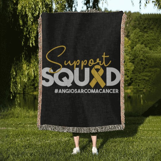 Support Squad Chemo And Caregivers Woven Blankets