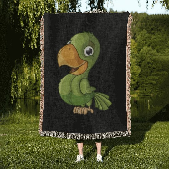 Bird Woven Blankets