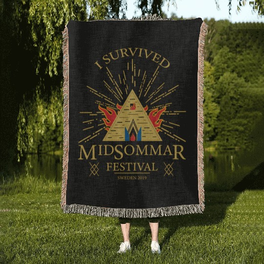 Midsommar Festival Woven Blankets