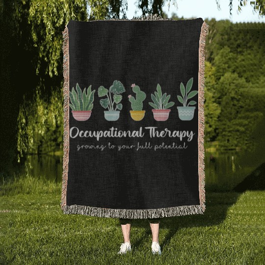 Occupational Therapy Pediatric Therapist Ot Month Woven Blankets