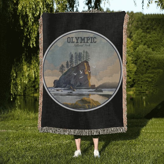 Olympic National Park Woven Blankets
