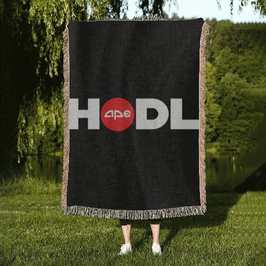 Ape Hodl Apes Together Strong Short Squeeze Woven Blankets
