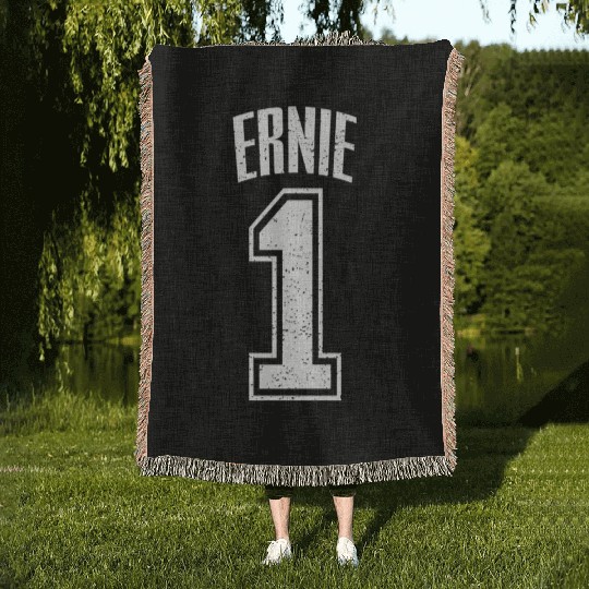 Ernie Supporter Number 1 Greatest Fan Woven Blankets