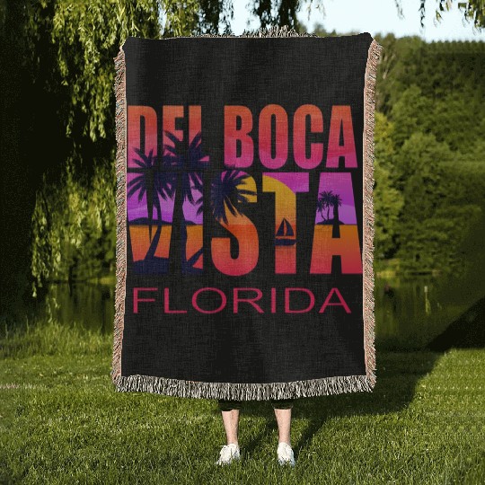 Del Boca Vista Retirement Community Novelty Woven Blankets