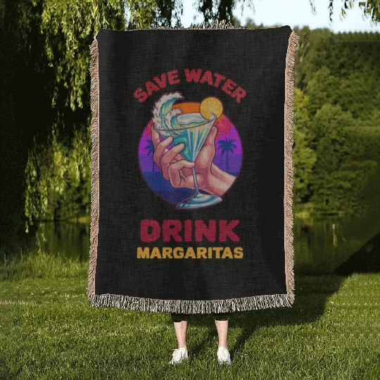 Margarita Save The Environment Woven Blankets