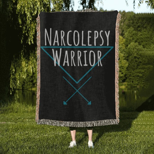 Narcolepsy Narcolepsy Warrior Narcolepsy Woven Blankets
