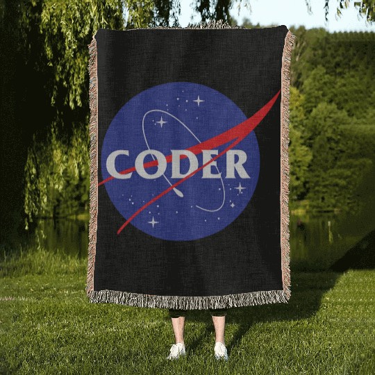 Coder Computer Science Programmer Software Woven Blankets