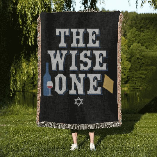 Pesach Passover The Wise One Woven Blankets