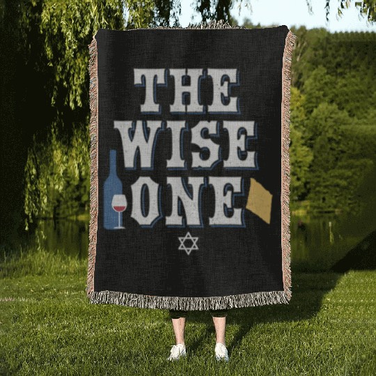 Pesach Passover The Wise One Woven Blankets
