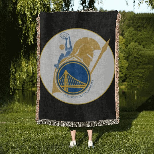 New Era Golden State Warriors Team Logo T-Shir Woven Blankets
