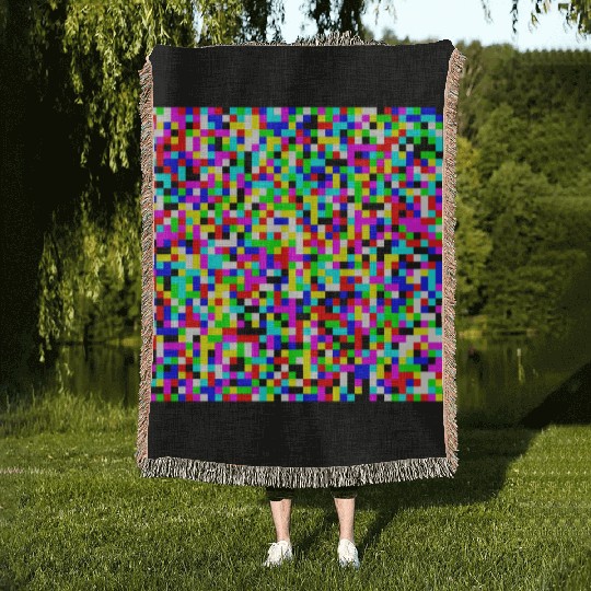 Adversarial Anti-Facial Recognition Camouflage Woven Blankets