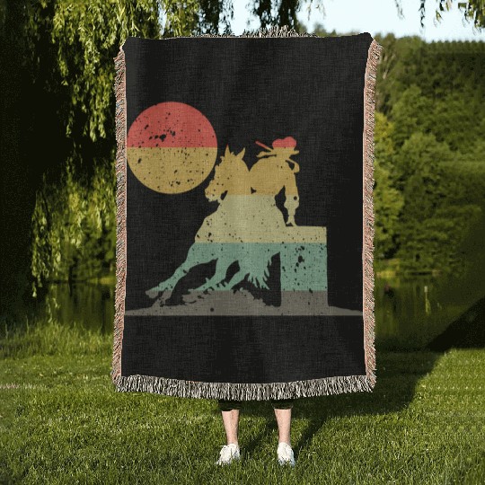 Barrel Racing Show - Barrel Racer Woven Blankets