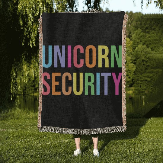 Uorn Security Dad Mom Daughter Woven Blankets
