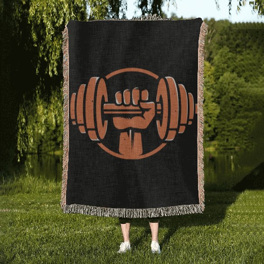 Fitness Gym Woven Blankets