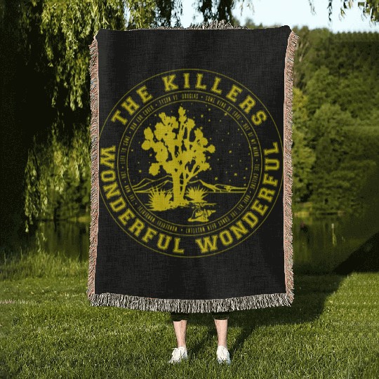 Official The ers Yellow Black Desert Woven Blankets