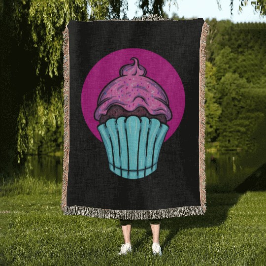 Baking Bakery Baker Baking Bread Woven Blankets