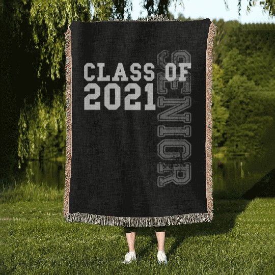 Senior Class Of 2021 Graduation 2021 Woven Blankets