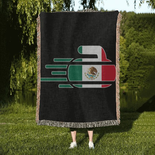 Meco Curling Team Fans Jersey Mecan Curler Woven Blankets