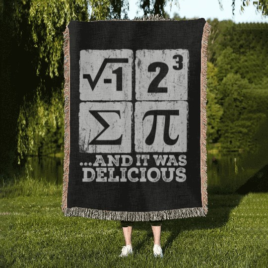 I 8 Sum Pi - I Ate Some Pie - Pi Day Nerd Geek Woven Blankets