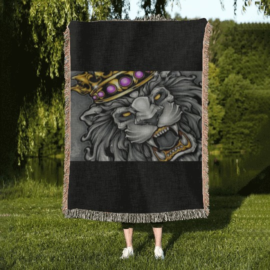 Lion King Kingdom the jungle history the best desi Woven Blankets
