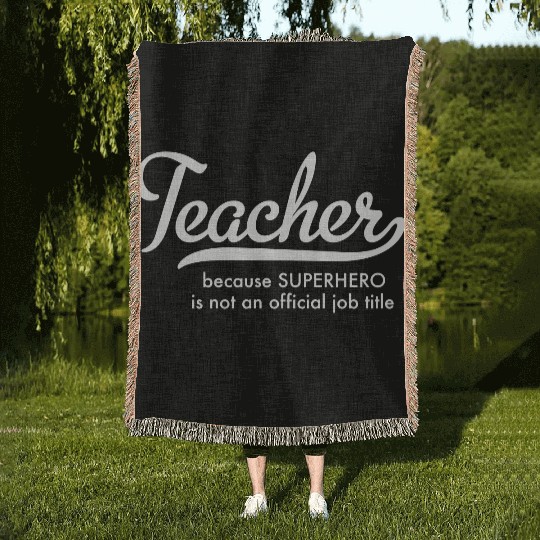 Teacher Woven Blankets