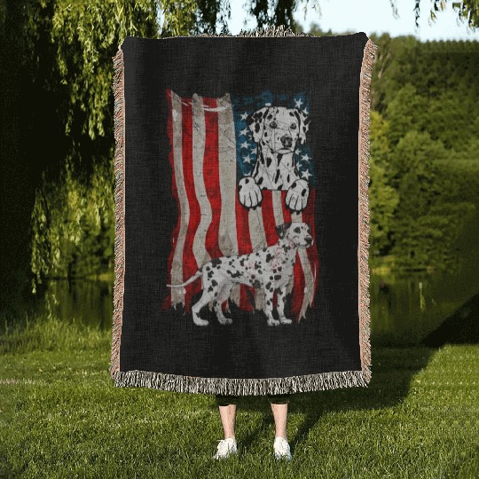 Dalmatian Flag Woven Blankets