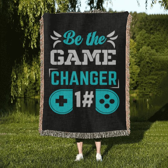 BE THE GAME CHANGER Woven Blankets