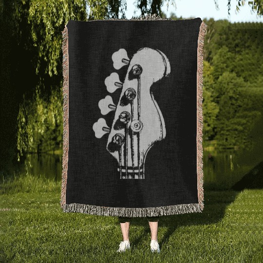 Guitar Classic Rock & Roll Guitar Lover Guitar Woven Blankets