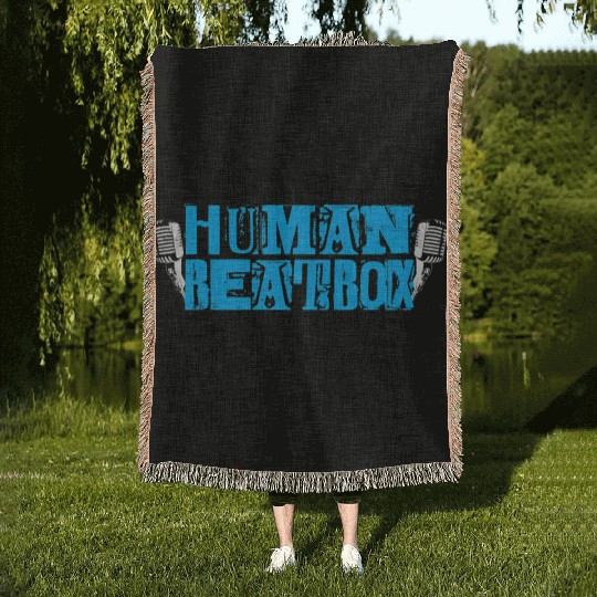 Beatboxing Musicound Beat Crazy Rap Cool Beatbox Woven Blankets