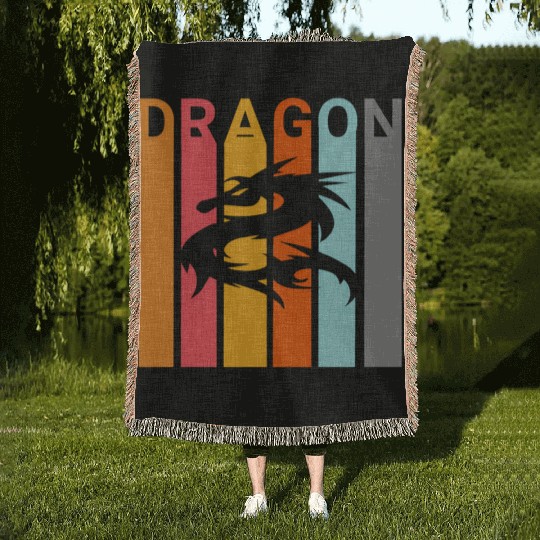 Dragon On Your Woven Blankets