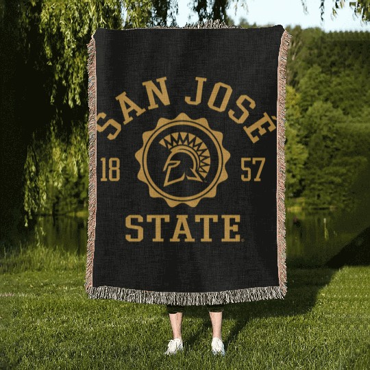 San Jose State Spartans Stamp Officially Licensed Woven Blankets
