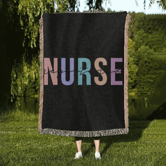 Registered Nurse Rn Emergency Room Nurse Woven Blankets