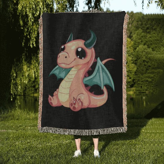 Training Dragon Woven Blankets