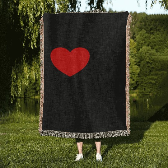 I Love My Husband Red Heart Wife I Love My Husband Woven Blankets