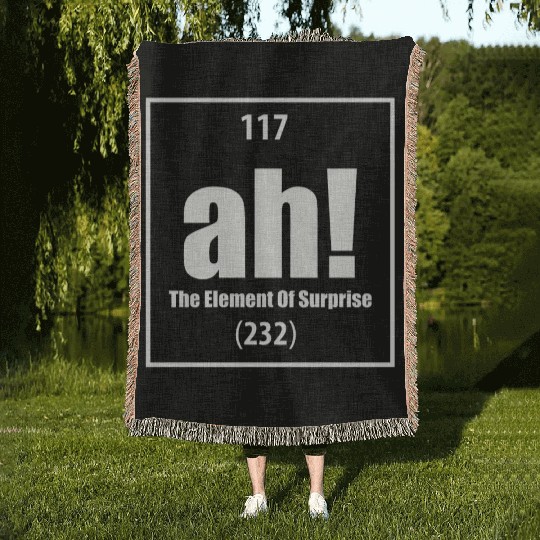AH The Element of Surprise Woven Blankets