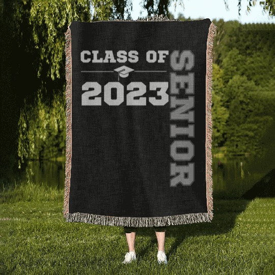 Class Of 2023 Senior Year 23 Back To School Woven Blankets