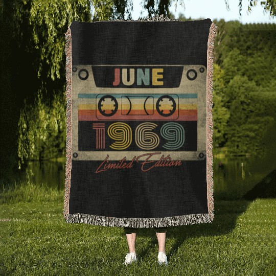 June 1969 Cassette Tape 54Th B-Day 54 Woven Blankets