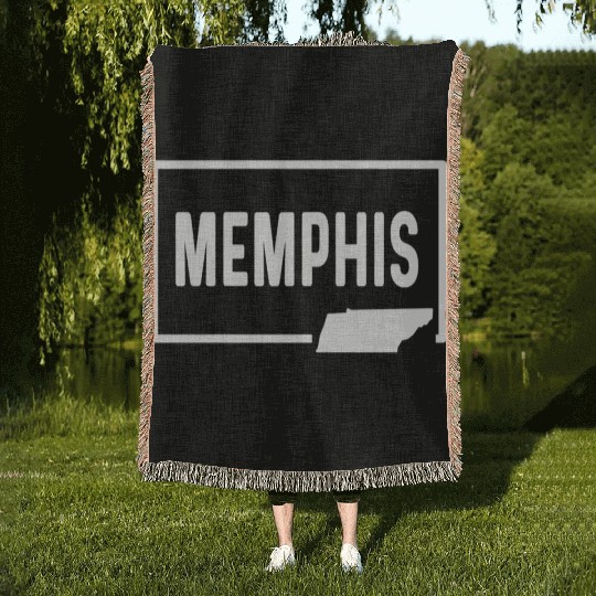 Memphis Tennessee Tn - Home Hometown Vacation Woven Blankets