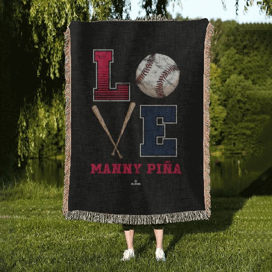 Love Ny A Ny A Atlanta Mlbpa Woven Blankets
