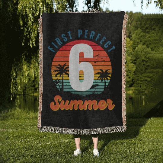 First perfect number summer light version Woven Blankets