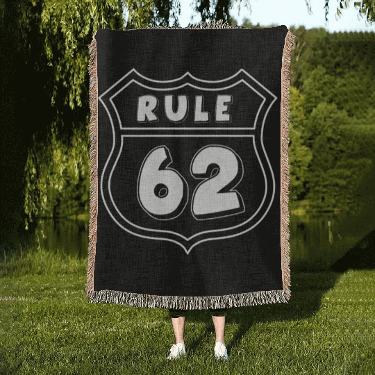Rule 62 Aa Na 12 Step Recovery Sobriety Woven Blankets