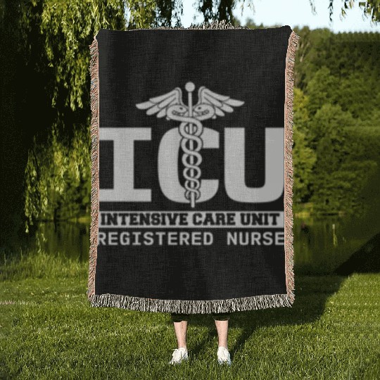 Icu Registered Nurse Intensive Care Unit Rn Staff Woven Blankets