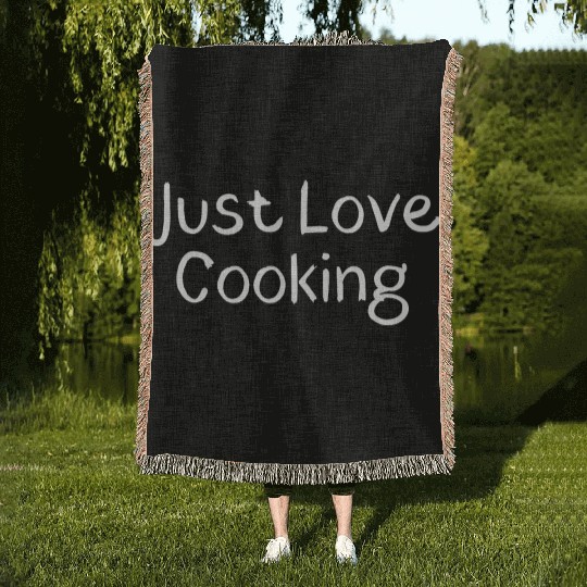 Just Love Cooking nature Woven Blankets