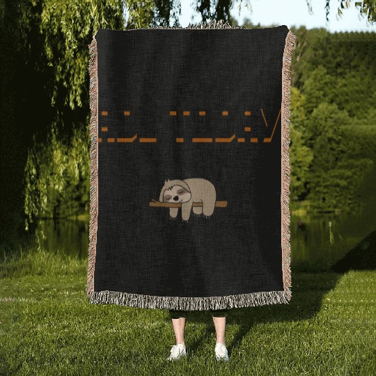 I Cant Adl Today Occupational Therapist Sloth Woven Blankets
