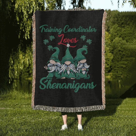 Training Coordinator St. Patrick's Day Woven Blankets