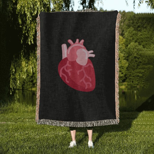 Valentine s Day Heart You re The Oxygen In My Left Woven Blankets